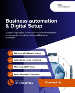 Business automation & Digital Setup by Exim Federation