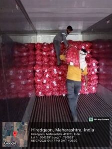 Exim Federation Exports consignment of onion