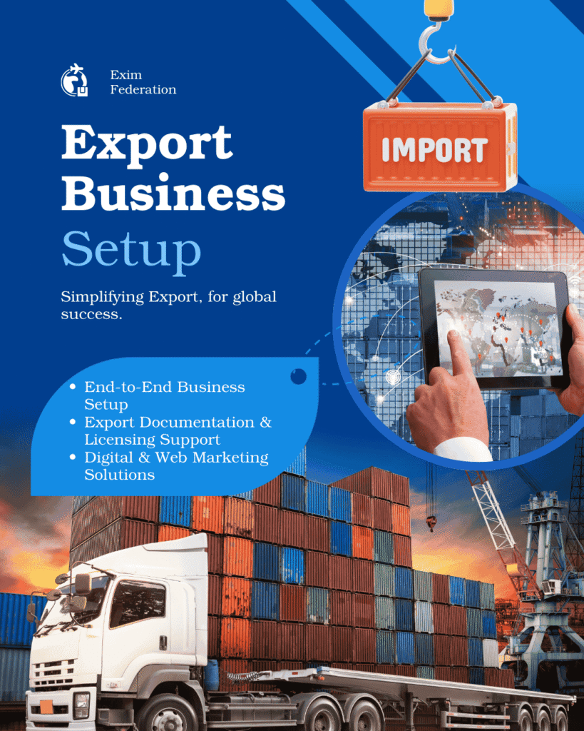 export business setup by exim federation