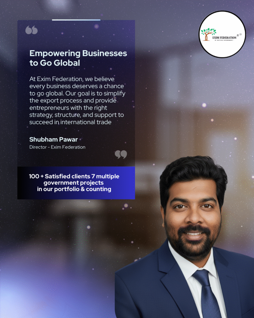 About Exim Federation's Director