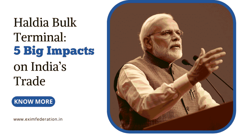 India’s Haldia Bulk Terminal transforming eastern region trade and export infrastructure