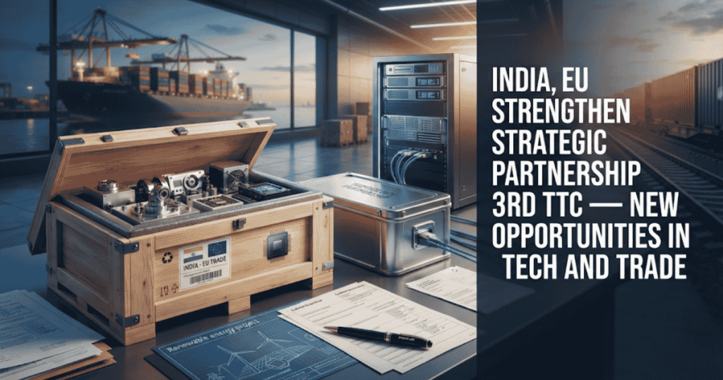 India-EU business partnership discussion on trade and technology cooperation